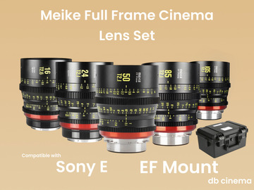List my kit: Meike Cine Lens Fullframe Set (Like DZO Vespid ) EF , E , RF