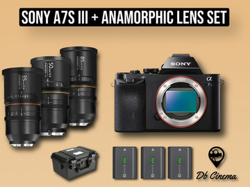 List my kit: Sony A7s iii + Great Joy 35,50,85mm Anamorphic Cine Lens Set