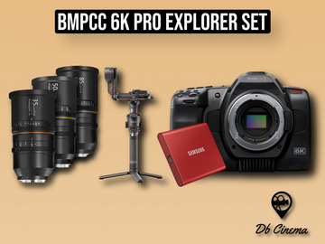 List my kit: BMPCC6k pro + DJI RS2 + Anamorphic Lens Cine Set