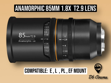 List my kit: Anamorphic Cinema Lens Great joy 85mm 1.8x T2.9 Amber sirui