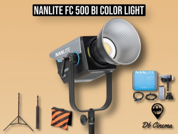 List my kit: Nanlite 500 bi Color light ( like Aputure 600x ) 